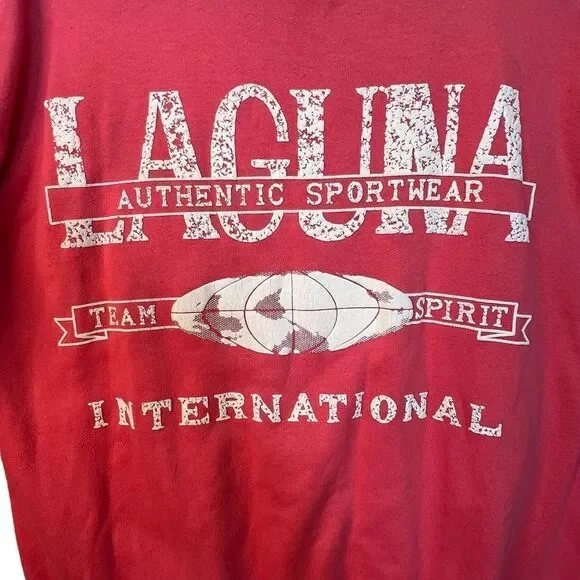 90s Spell out vintage sweater size M bubblegum pink - Picture 13 of 16